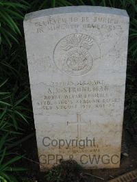 Dar Es Salaam War Cemetery - Strongman, Alfred James